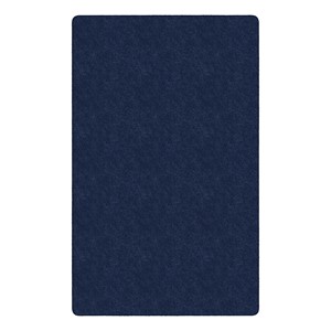 Healthy Living Solid Color Rug - Rectangle (12' W x 18' L) - Navy