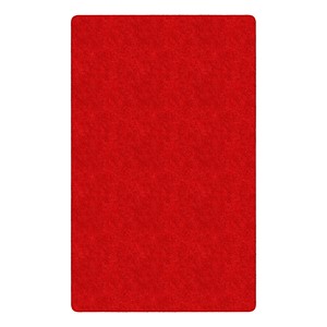 Healthy Living Solid Color Rug - Rectangle (12' W x 18' L) - Red