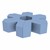 Foam Soft Seating Set - Single Height Asterisk Shape - 16" H (Set of Six V-Shape) - Powder Blue