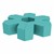 Foam Soft Seating Set - Single Height Asterisk Shape - 16" H (Set of Six V-Shape) - Turquoise