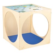 Acrylic Top Ocean Play House Cube w/ Floor Mat