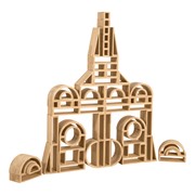 Hollow Block and Arch Set - 58 Piece