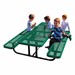 Rectangle Portable Preschool Outdoor Table