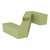Foam Soft Seating Set - Mixed Height ZigZag (One 12" H & One 16" H V-Shape) - Fern Green