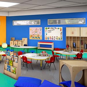 Preschool Play Kitchen Set - Environmental shot