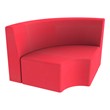 Shapes Series Vinyl Structured Soft Seating - 12" H Quarter Round