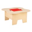 Multi-Purpose Gear Kids Play Table w/ Storage - Assembled