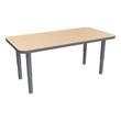 Accent Series Preschool Rectangle Collaborative Table (24" W x 48" L)