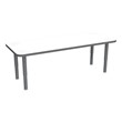 Accent Series Preschool Rectangle Collaborative Table w/ Whiteboard Top (24" W x 60" L)