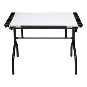 Folding Craft Station w/ Wood Top