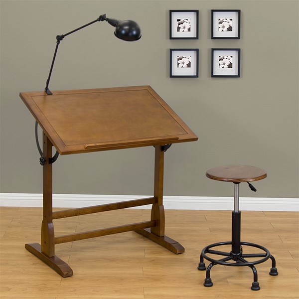 Vintage Drafting Table (36" W x 24" D)