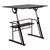 Zenith Drafting Table - Black/Black - Down