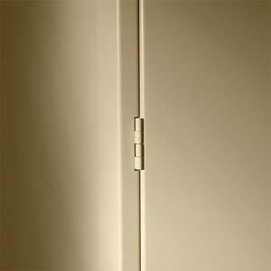 Deluxe Combination Cabinet w/ Glass Doors - Hinge detail