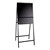 A-Frame Easel - Non-Folding (Black Aluminum)