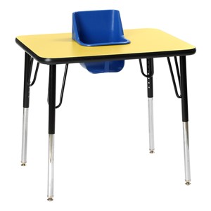 One-Seat Adjustable-Height Toddler Table