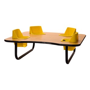 Four-Seat Toddler Table - Traditional (14" H)