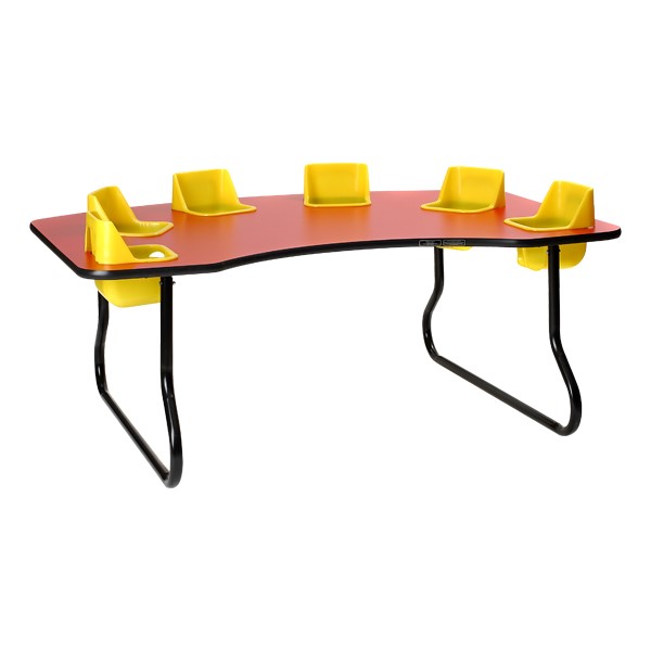 Six-Seat Toddler Table (27" H)