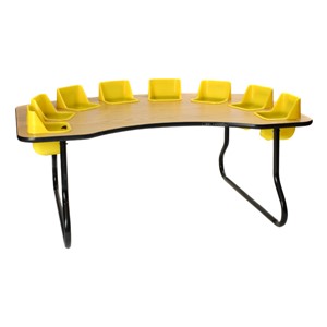 Eight-Seat Toddler Table (27" H)