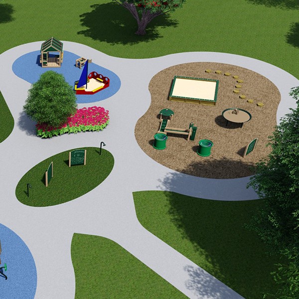 Square Sandbox w/ Cover
