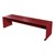 Pasedena Collection Straight Bench (6' L) - Burgundy