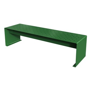 Pasedena Collection Straight Bench (6' L) - Green