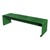 Pasedena Collection Straight Bench (6' L) - Green
