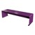 Pasedena Collection Straight Bench (6' L) - Purple