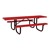 ADA Rectangle Heavy-Duty Picnic Table w/ Round Perforation