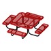 Octagon Portable Preschool Outdoor Picnic Table - Round Perforation