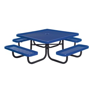 Square Portable Preschool Outdoor Picnic Table