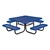 Square Portable Preschool Outdoor Picnic Table