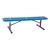942 Series Park Bench - Round Perforation - Portable