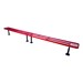 942 Series Park Bench - Diamond Expanded Metal - Surface Mount (10' L)