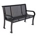 Lexington 954 Series Park Bench - Shown w/ round perforations