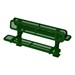 Bollard 961 Series Double-Sided Bench - Round Perforation w/ Surface Mount (8' L)