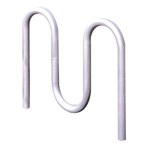 Contemporary Loop Inground Bike Rack - Five Bikes