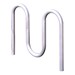 Contemporary Loop Inground Bike Rack - Five Bikes