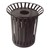 Lexington Outdoor Trash Can w/ Lid & Liner