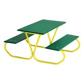 Colorful Portable Rectangle Preschool Picnic Table