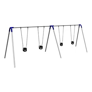Bipod Swing Set w/ Four Toddler Seats