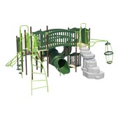 Disco Play Structure with Natural Colors