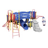 Disco Play Structure with Playful Colors