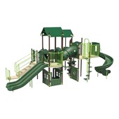 Wonder Hills Play Structure with Natural Colors