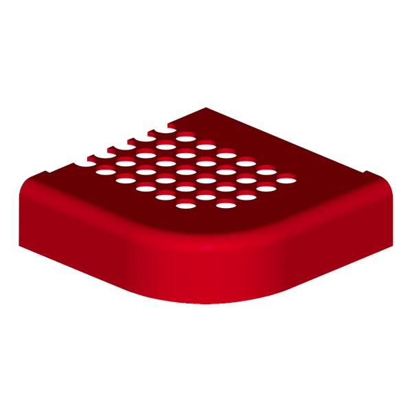 Rectangle Heavy-Duty Picnic Table - Round Perforations