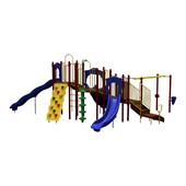 Slide Mountain Play System with Playful Colors