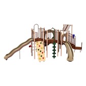 Slide Mountain Play System with Natural Colors