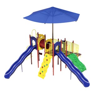 Boulder Point Playground Set with Shade - Playful