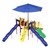 Boulder Point Playground Set with Shade - Playful