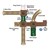 Falcon's Roost Play Structure with Natural Colors