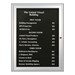 Magnetic Strip Directory Board with Black Color Strip